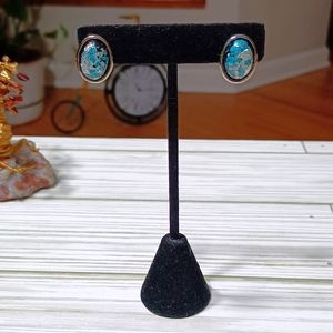 SILVER FLAKE PIERCED EARRINGS